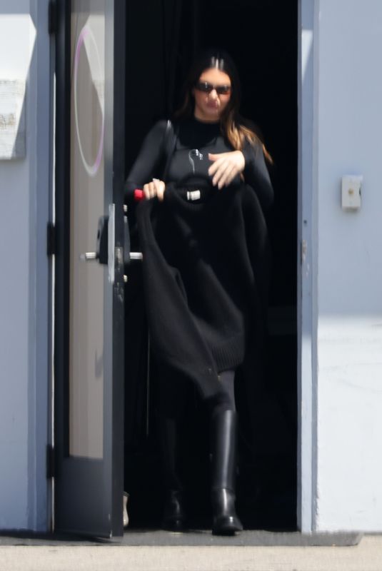 KENDALL JENNER Leaves a Studio in Los Angeles 04/26/2023