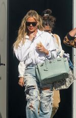 KHLOE KARDASHIAN Leaves a Studio in Calabasas 04/12/2023
