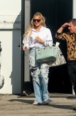 KHLOE KARDASHIAN Leaves a Studio in Calabasas 04/12/2023