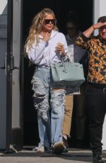 KHLOE KARDASHIAN Leaves a Studio in Calabasas 04/12/2023