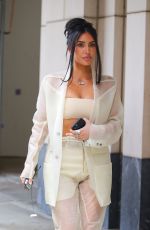KIM KARDASHIAN Leaves Pier 59 in New York 04/25/2023
