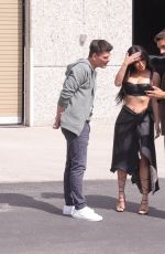 KIMA KARDASHIAN, Chris Appleton and Mario Dedivanovic at Her Office in Calabasas 04/07/2023