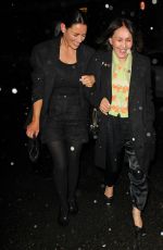 KIRSTY GALLACHER and ARLENE PHILLIPS Arrives at Duke of York Theatre in London 03/29/2023