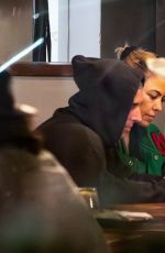 KOURTNEY KARDASHIAN and Travis Barker at Ma-Kin Vegan Sushi in Thousand Oaks 04/25/2023