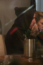 KOURTNEY KARDASHIAN and Travis Barker at Ma-Kin Vegan Sushi in Thousand Oaks 04/25/2023