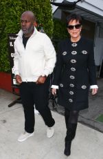 KRIS JENNER Leaves Giorgio Baldi in Santa Monica 04/12/2023