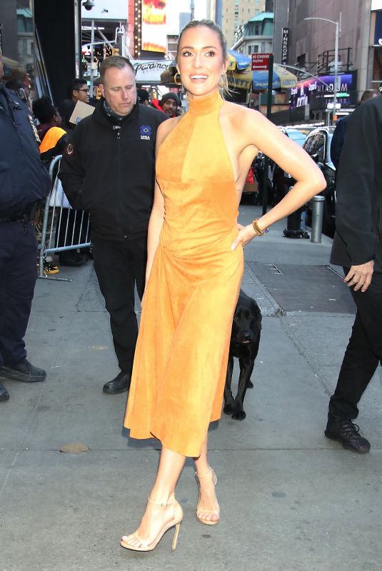 KRISTIN CAVALLARI Arrives at Good Morning America in New York 04/11/2023