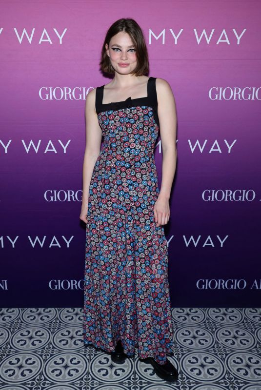 KRISTINE FROSETH at Armani Beauty My Way Refillable Parfum Launch in New York 04/28/2023