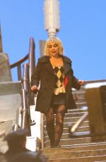 LADY GAGA as Harley Quinn on the  Set of Joker: Folie a Deux in The Bronx 04/02/2023