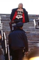 LADY GAGA as Harley Quinn on the  Set of Joker: Folie a Deux in The Bronx 04/02/2023