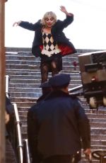 LADY GAGA as Harley Quinn on the  Set of Joker: Folie a Deux in The Bronx 04/02/2023