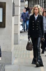 LADY VICTORIA HERVEY Out for Lunch at Wolseley and Shopping in Mayfair in London 04/13/2023
