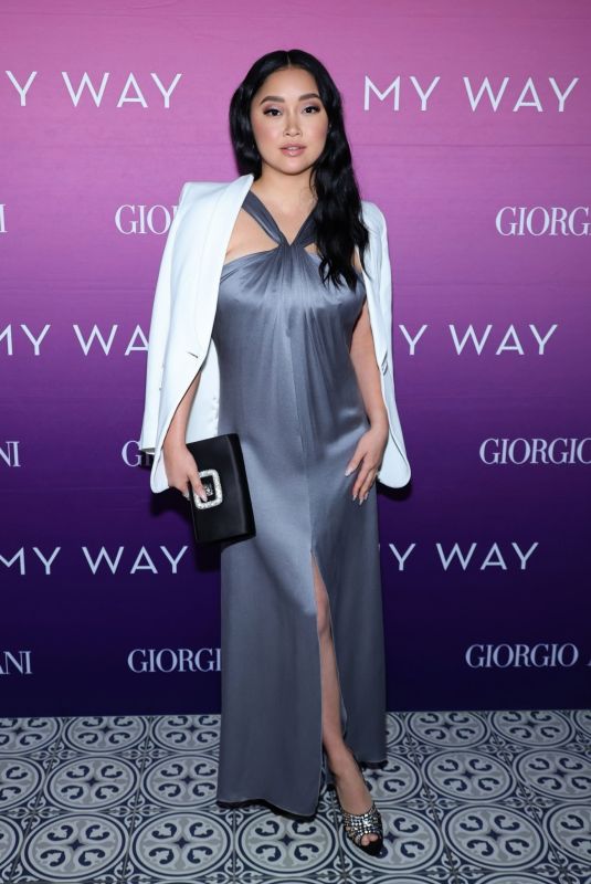 LANA CONDOR at Armani Beauty My Way Refillable Parfum Launch in New York 04/28/2023