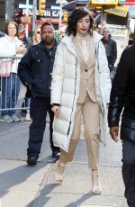 LANA WILSON Arrives at Good Morning America in New York 04/03/2023