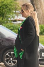 LARA STONE Out with Her Dog in London 04/20/2023