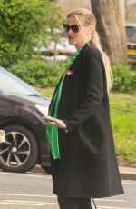 LARA STONE Out with Her Dog in London 04/20/2023