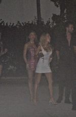 LARSA PIPPEN and LISA HOCHSTEIN on a Double Date with Their New Boyfriends in Miami 04/15/2023