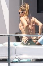LARSA PIPPEN in Bikini at a Boat with Marcus Jordan in Miami 04/23/2023