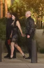 LAUREN SANCHEZ and Jeff Bezos Out for Family Dinner in West Hollywood 04/07/2023