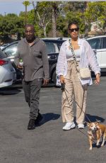 LEONA LEWIS Out with Her Dog and a Friend in Studio City 04/16/2023