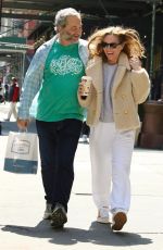 LESLIE MANN and Judd Apatow Out on Romantic Stroll in New York 04/20/2023