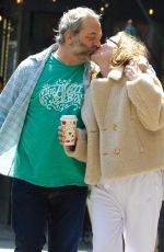 LESLIE MANN and Judd Apatow Out on Romantic Stroll in New York 04/20/2023