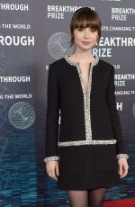 LILY COLLINS at 9th Annual Breakthrough Prize Ceremony in Los Angeles 04/15/2023