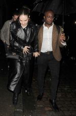 LILY JAMES Leaves Firehouse Having Celebrated Her 34th Birthday in London 04/06/2023
