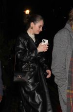 LILY JAMES Leaves Firehouse Having Celebrated Her 34th Birthday in London 04/06/2023