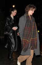 LILY JAMES Leaves Firehouse Having Celebrated Her 34th Birthday in London 04/06/2023