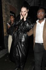 LILY JAMES Leaves Firehouse Having Celebrated Her 34th Birthday in London 04/06/2023