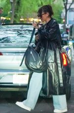 LILY JAMES Out and About in New York 04/25/2023