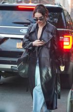 LILY JAMES Out and About in New York 04/25/2023