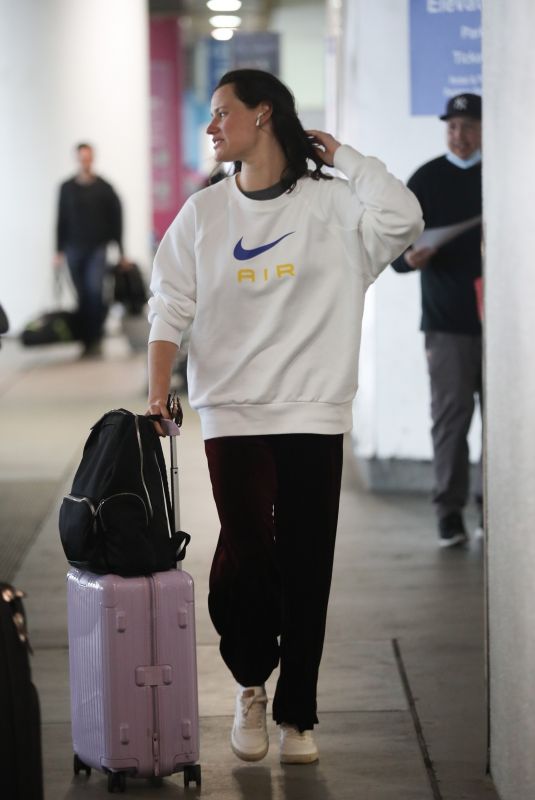 LILY SULLIVAN Arrives at LAX Airport in Los Angeles 03/23/2023
