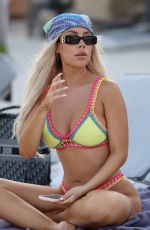 LISA OPIE in Bikini at a Beach in Tulum 04/03/2023