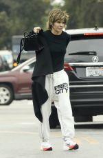 LISA RINNA Leaves a Hair Salon in Los Angeles 04/17/2023