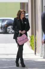 LISA VANDERPUMP Out Shopping at Monique Lhuillier in West Hollywood 04/18/2023