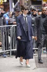LIZZY CAPLAN Arrives at Good Morning America in New York 04/26/2023