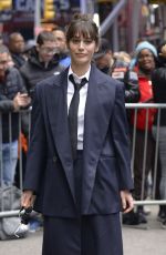 LIZZY CAPLAN Arrives at Good Morning America in New York 04/26/2023