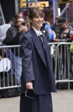 LIZZY CAPLAN Arrives at Good Morning America in New York 04/26/2023