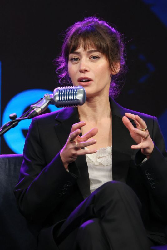 LIZZY CAPLAN at Jess Cagle Show at Siriusxm Hollywood Studios in Los Angeles 04/24/2023