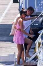 LORE RILLINGER Out at Marina Miami Beach with Cuba Gooding Jr and SARA KAPFER 04/23/2023