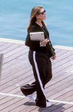 LORE RILLINGER Out at Marina Miami Beach with Cuba Gooding Jr and SARA KAPFER 04/23/2023