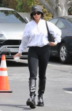 LORI HARVEY Arrives at Fred Segal in West Hollywood 04/11/2023