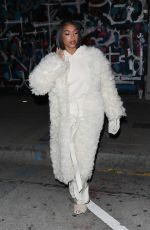 LORI HARVEY Leaves Craig
