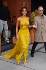 LORI HARVEY Out and About in New York 04/27/2023