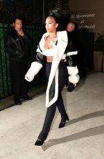 LORI HARVEY Out for Dinner at Giorgio Baldi in Santa Monica 04/23/2023
