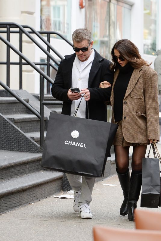 LUCIANA BARROSO Out Shopping at Chanel in New York 04/08/2023