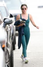 LUCY HALE Leaves Workout in Los Angeles 04/24/2023