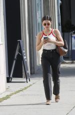LUCY HALE Out and About in Los Angeles 04/25/2023